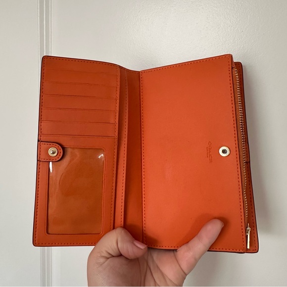 Like NEW! Coach Pink Tammie Shoulder Bag w/ Floral Whipstitch + Matching Wallet - Picture 16 of 16